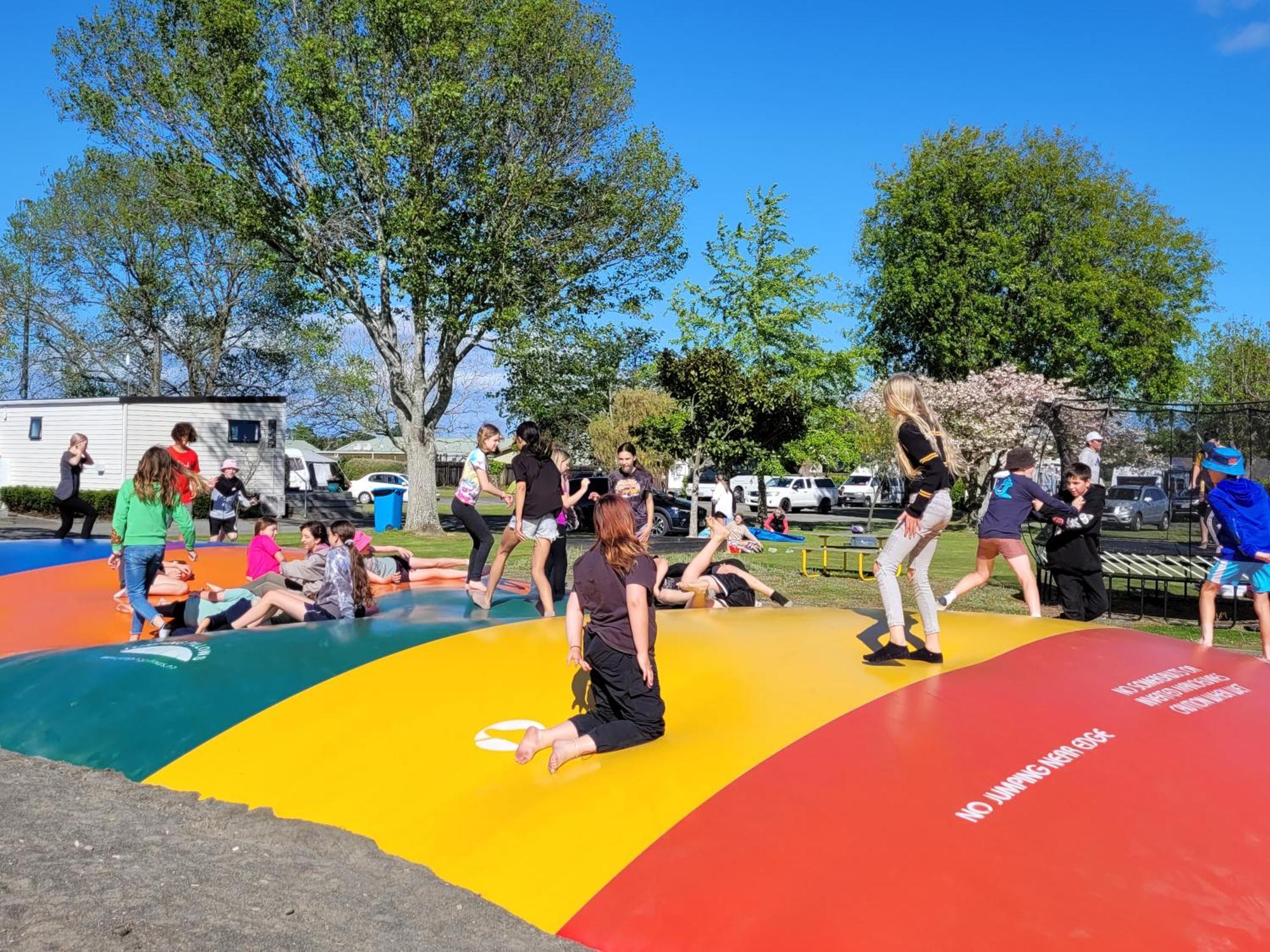 Levin Kiwi Holiday Park Bagian luar foto