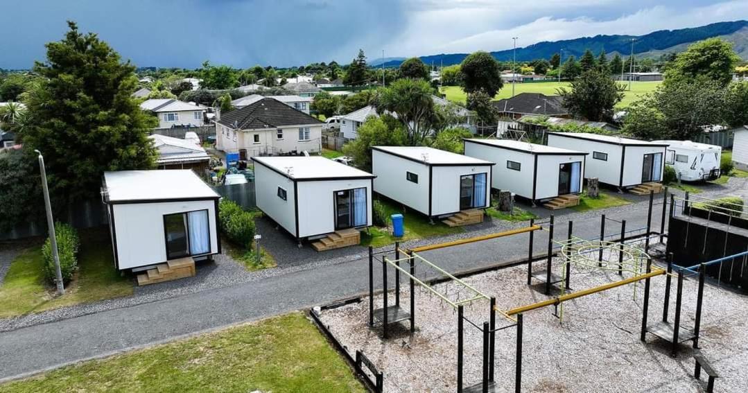 Levin Kiwi Holiday Park Bagian luar foto