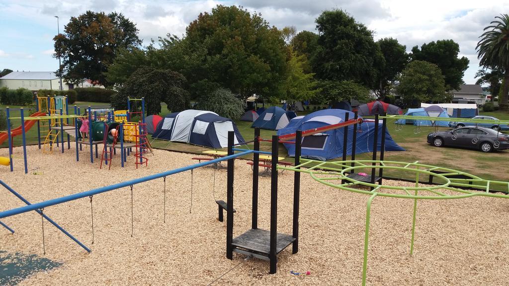 Levin Kiwi Holiday Park Bagian luar foto